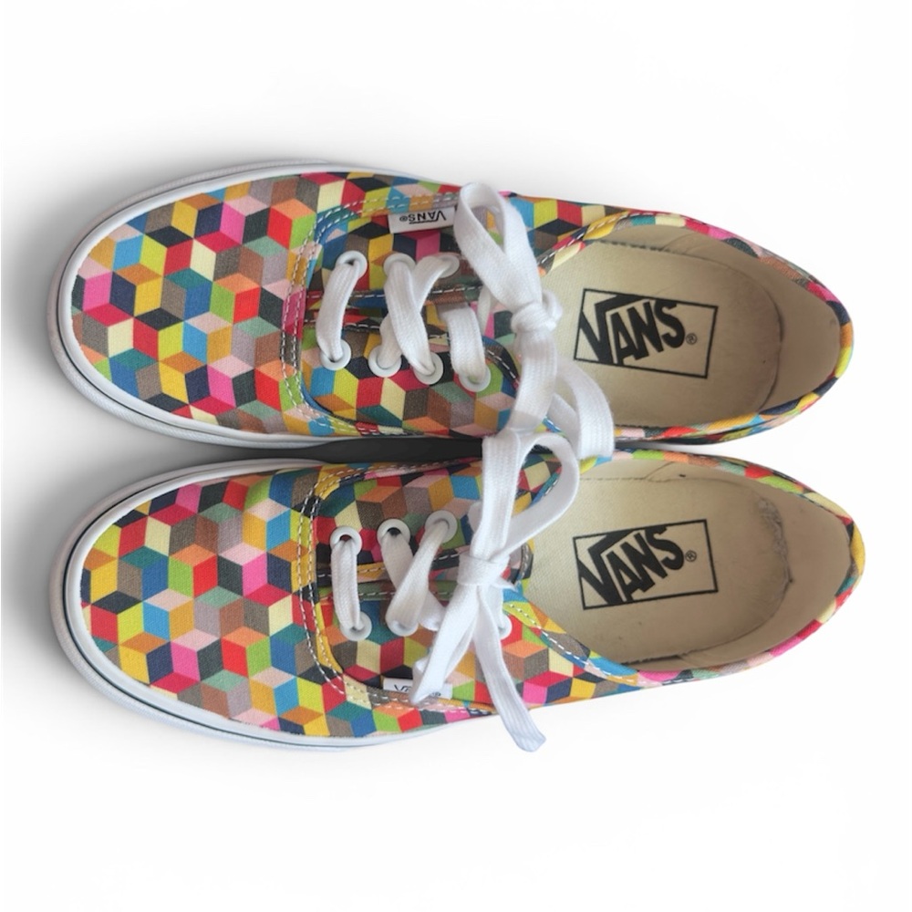 Vans Colorful Geometric Canvas Sneakers - Multi